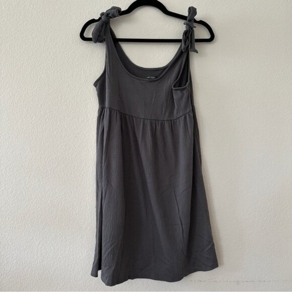 Wild Fable Gray Sleeveless Dress with Tie Straps - Picture 1 of 1